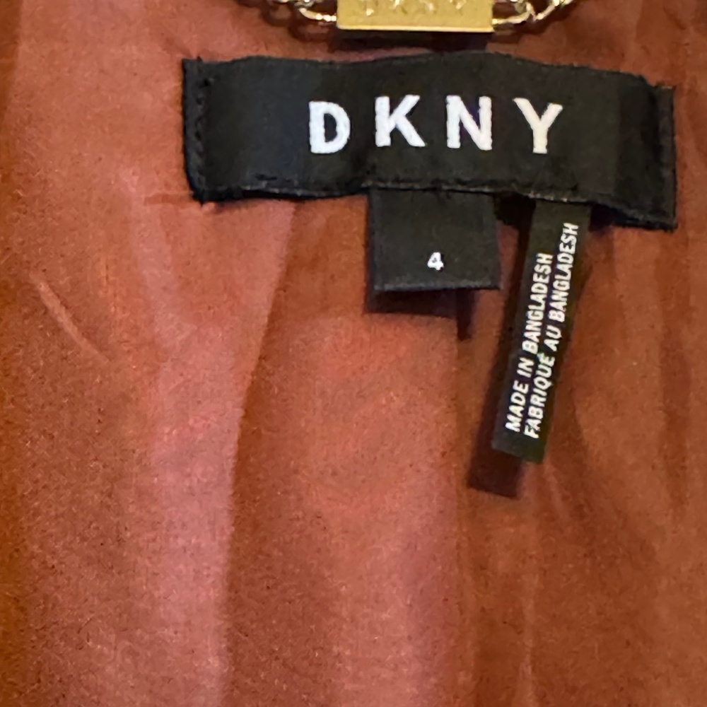 Women's Dkny Rust Colored Single Button Blazer Si… - image 3